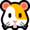 Hamster Face emoji on Microsoft